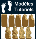 Modele pour sculpture sur bois avec instruction
